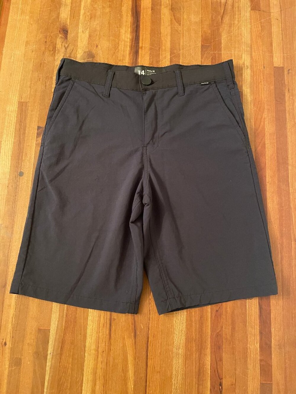 Hurley Shorts Youth Boys Size 14 Black - Nike Dri Fit
